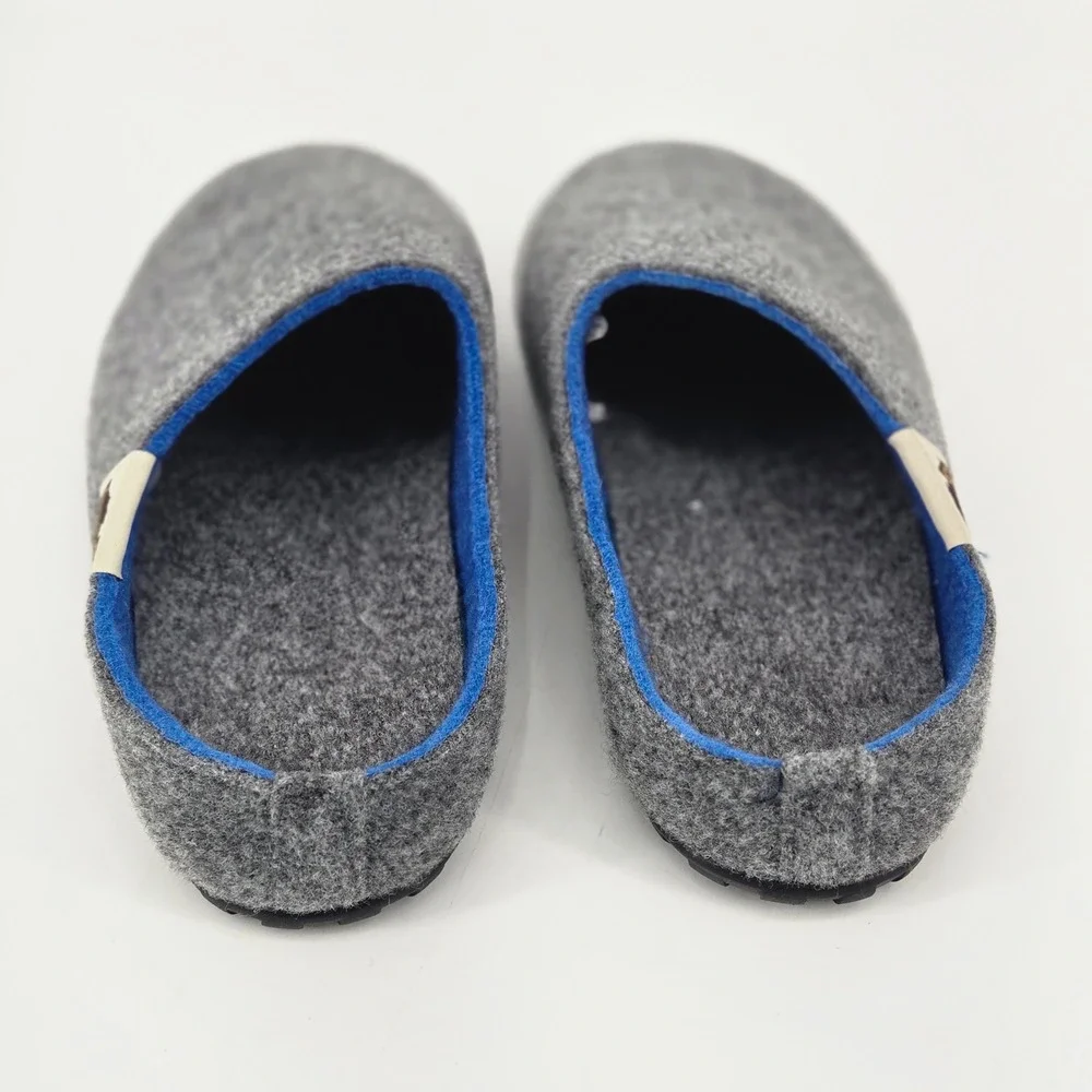 Gumbies Outback Felt Mule Slipper Shoe Gorpcore Cabin Mens 9 Womens 10 Comfort
